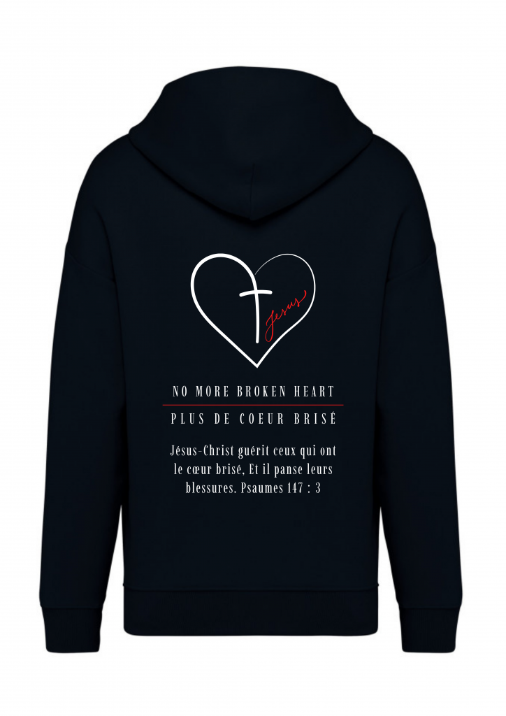 Hoodie NO MORE Broken Heart