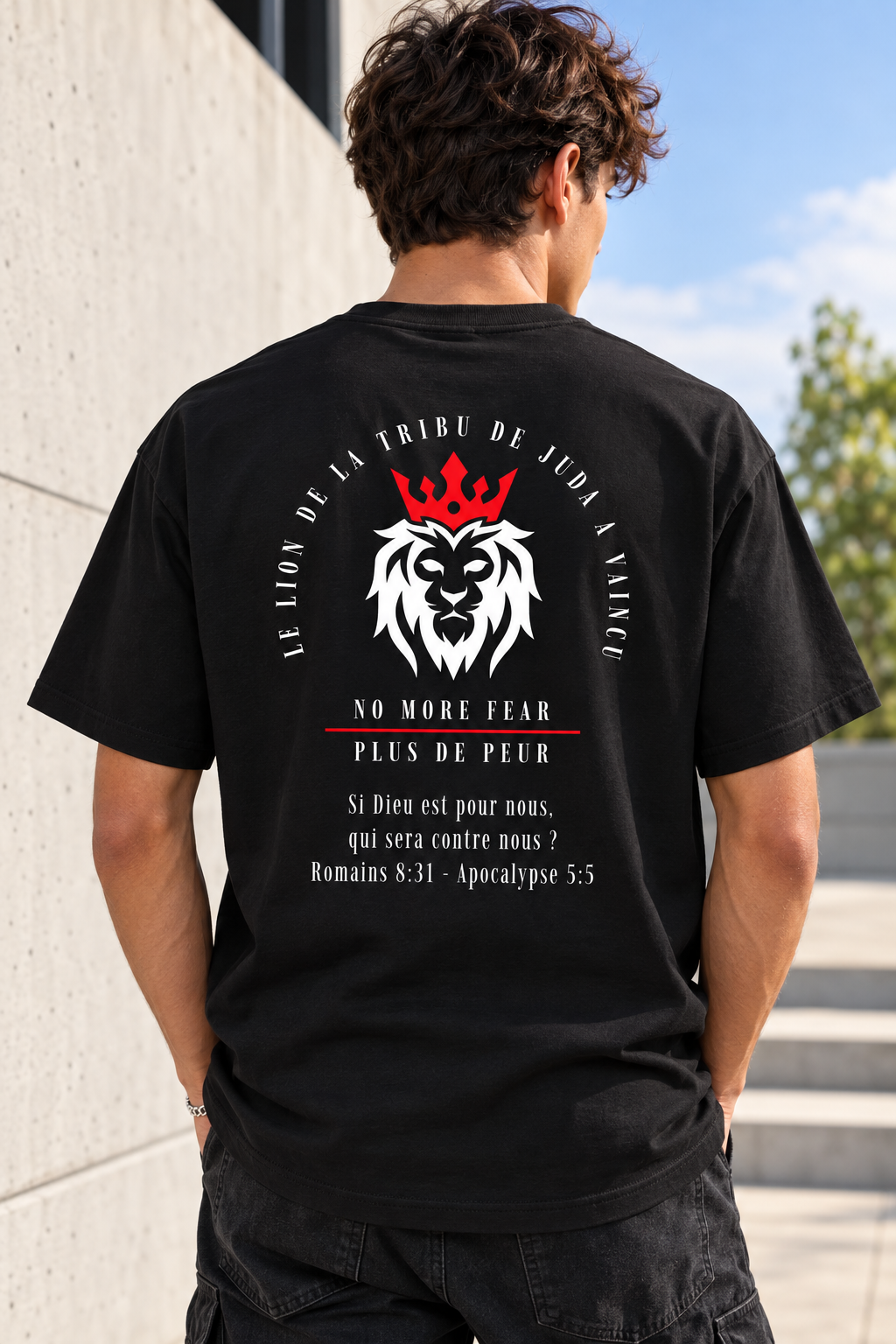 Tee shirt NO MORE Fear Lion – Image 3