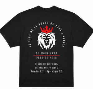 Tee shirt NO MORE Fear Lion