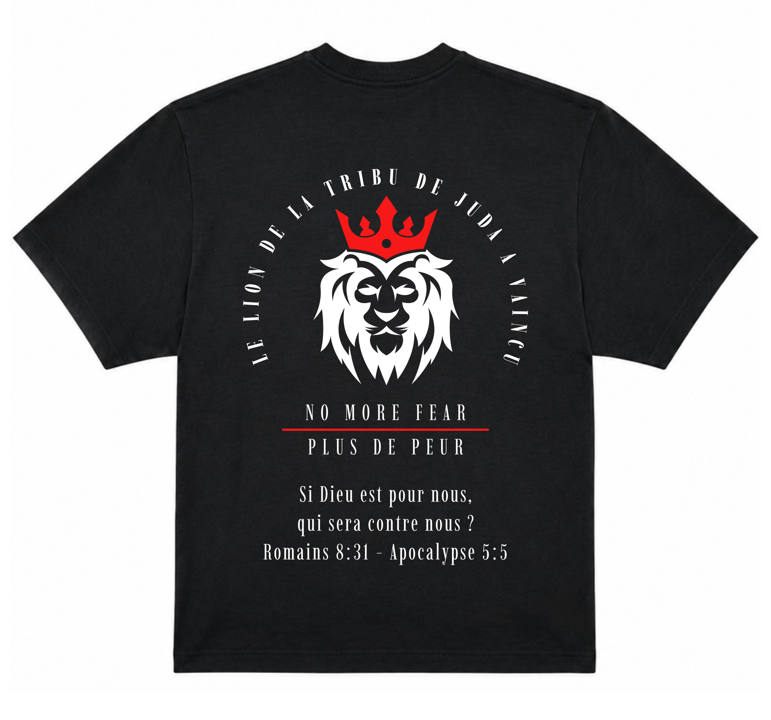 Tee shirt NO MORE Fear Lion