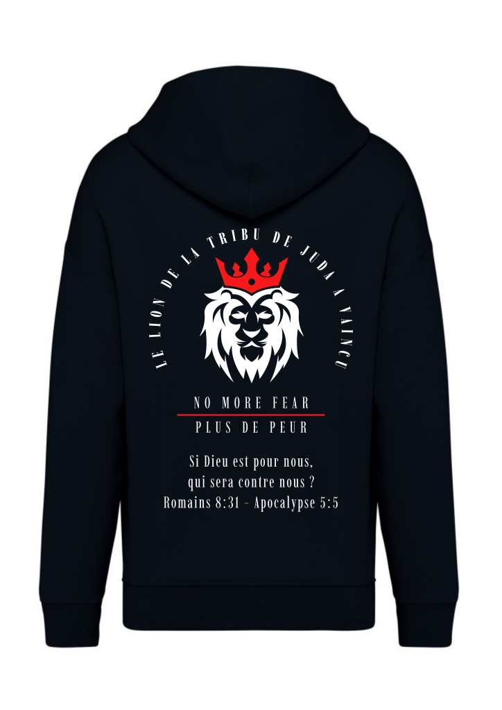 Hoodie NO MORE Fear Lion